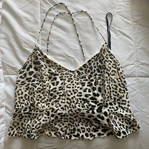 Cute cheetah print top
